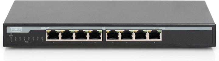 Actual product image Digitus 8-Port PoE GB Desktop Switch (8 ports)