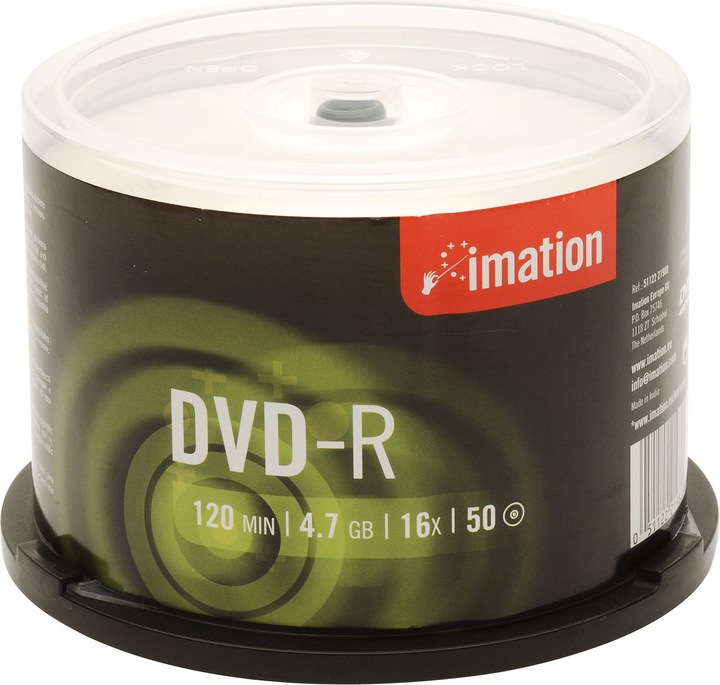 Imation Dvd-R 4.7gb, 16x (50 x)