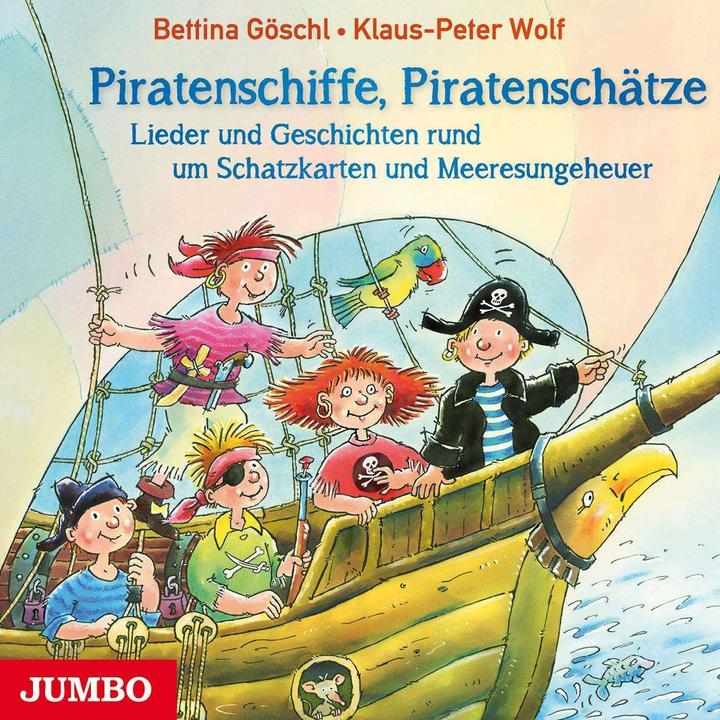 Produktbild Jumbo Wolf:Piratenschiffe, Piratenschätze,CD (Klaus-Peter Wolf, Bettina Göschl, Deutsch)