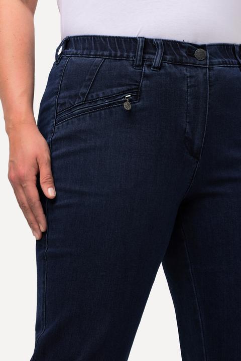 Immagine prodotto Ulla Popken Jeans modello Mony con taglio della gamba conico e tasche con zip (44)