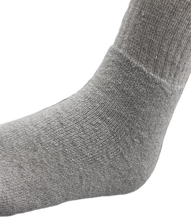 Image du produit Casativo Lot de 3 chaussettes de sport, chaussettes de tennis, unisexe, taille 39-42, gris (39 - 42)