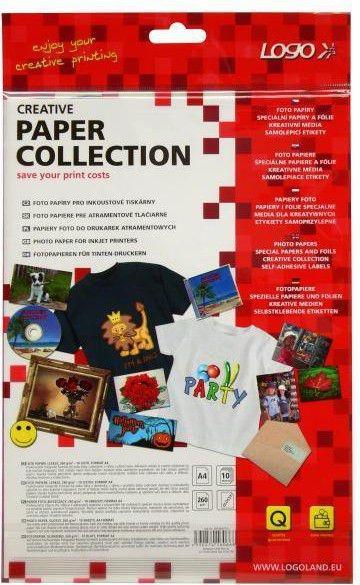 Logo Fotopapier, weiss, A4, 10 Stück (16066) (260 g/m², A4, 10 Stk.)