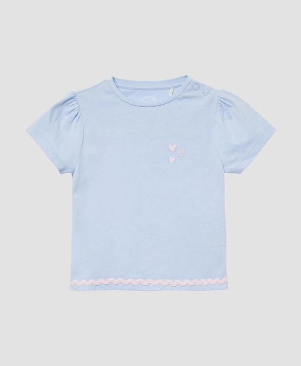 S.Oliver T-Shirt Baumwoll-T-Shirt in A-Shape mit Stickerei (68)