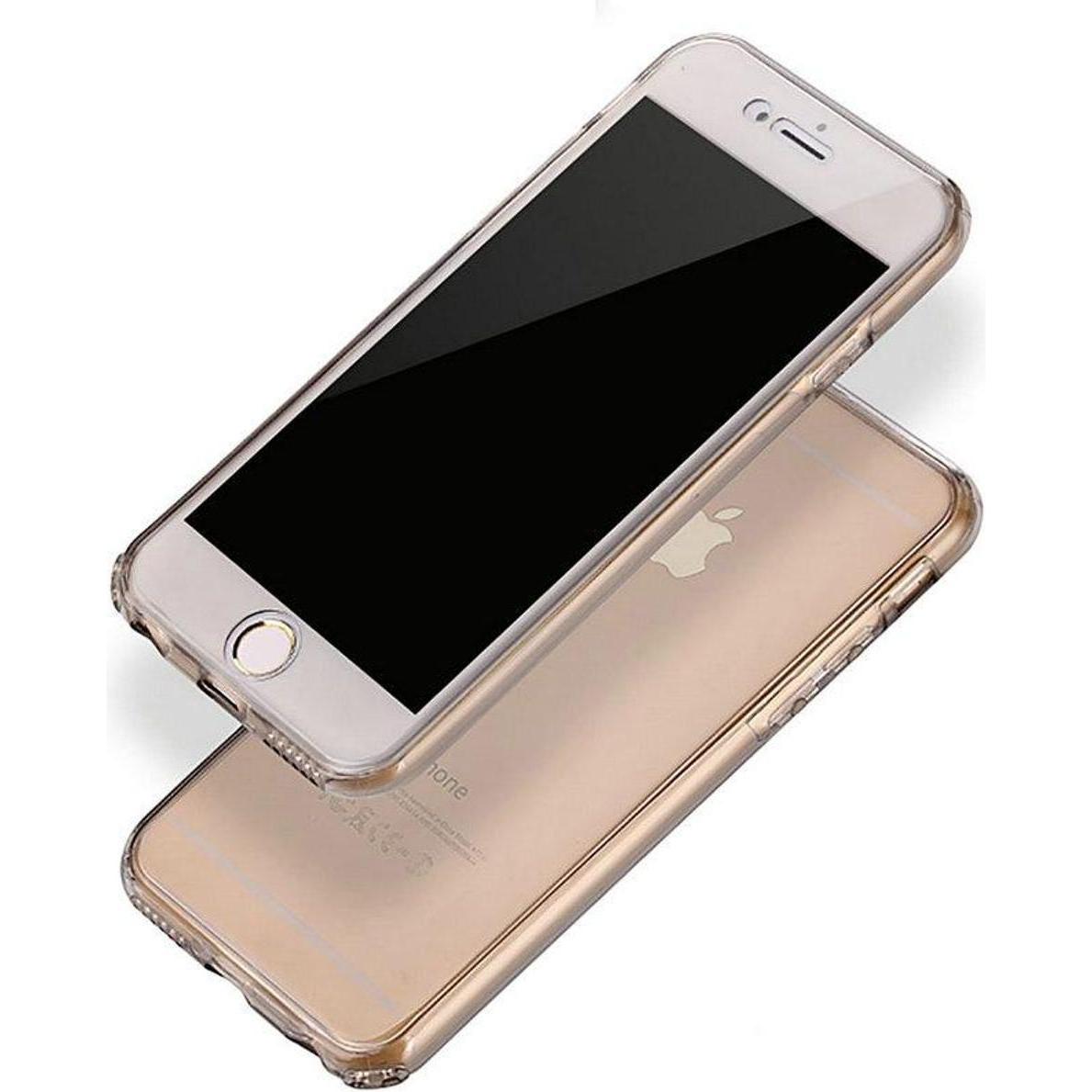König Design Apple iPhone 6 / 6s Plus Full Body 360 Silikon Schutzhülle Handyhülle Case Grau (Apple iPhone 6 Plus), Smar...