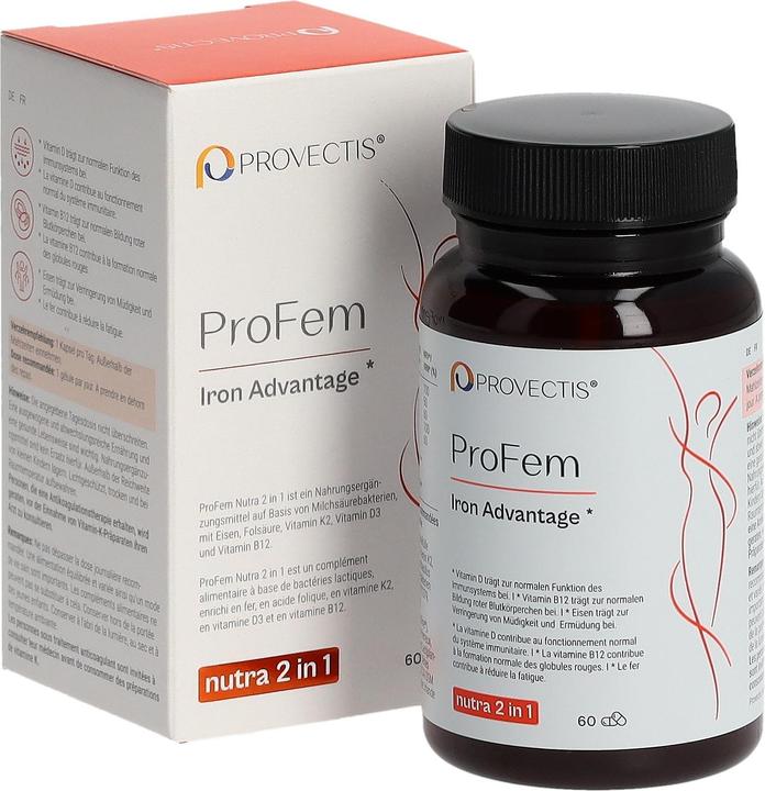 Produktbild Provectis Nutra 2 in 1 ProFem Kapseln Flasche 60 Stk (60 Stück, Kapseln)