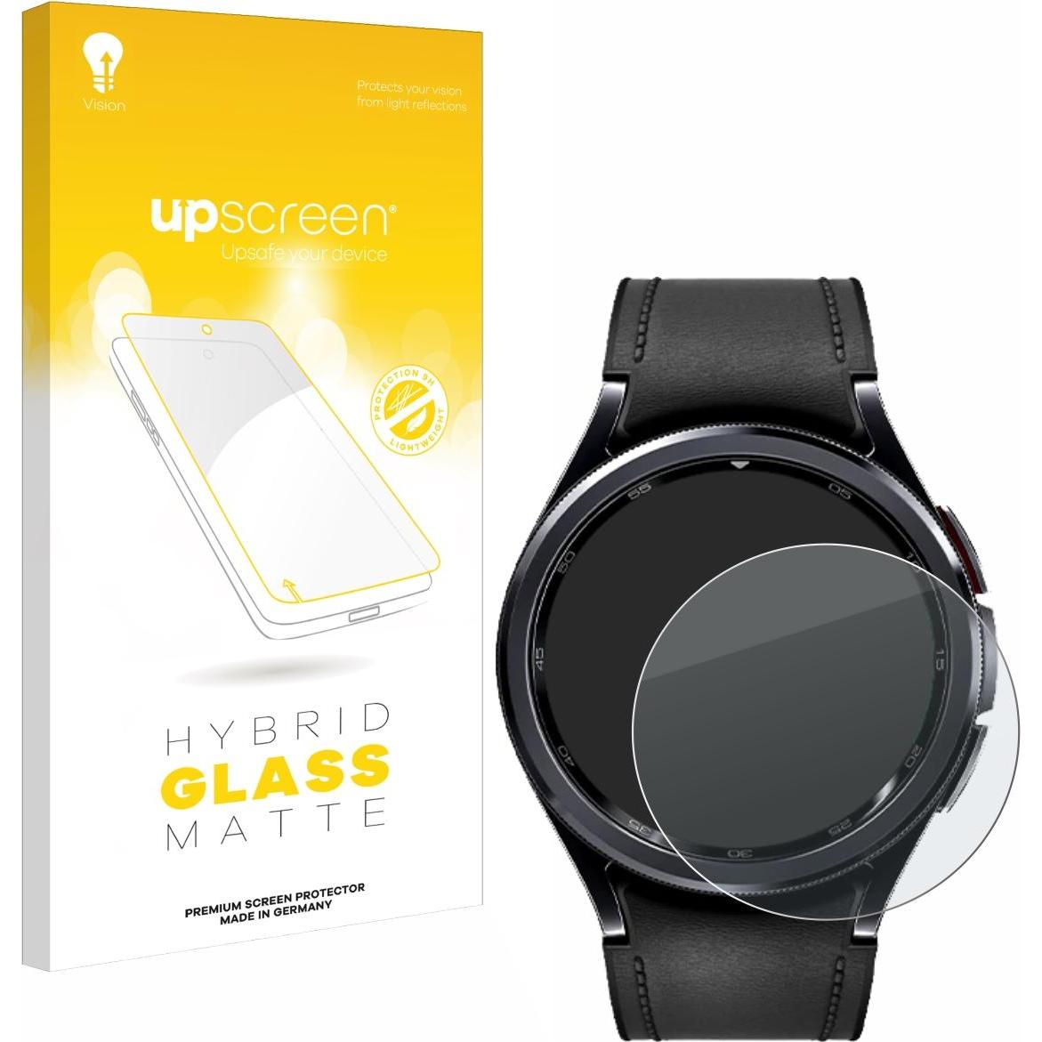 upscreen Reflection Shield Panzerglasfolie Matt, Smartwatch Schutzfolie, Grau