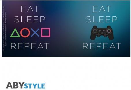 Immagine prodotto Universal Textiles PLAYSTATION - Tazza - 320 ml - Eat Sleep Repeat - subli - scatola x2 (320 ml, 2 x)