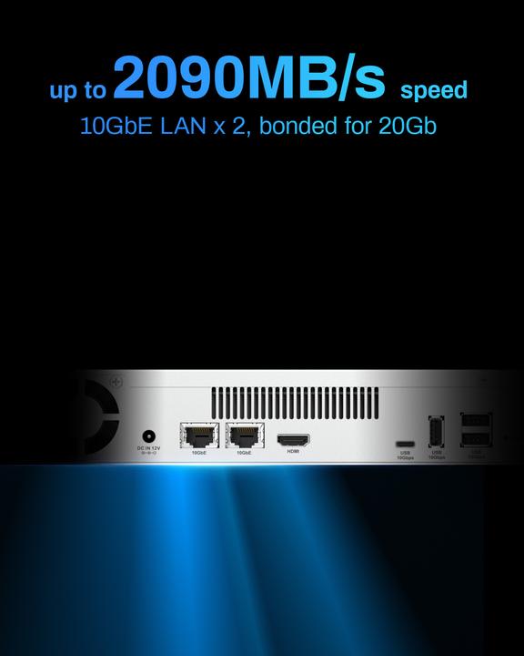 Actual product image Terramaster SMB NAS 04Bay U4-500