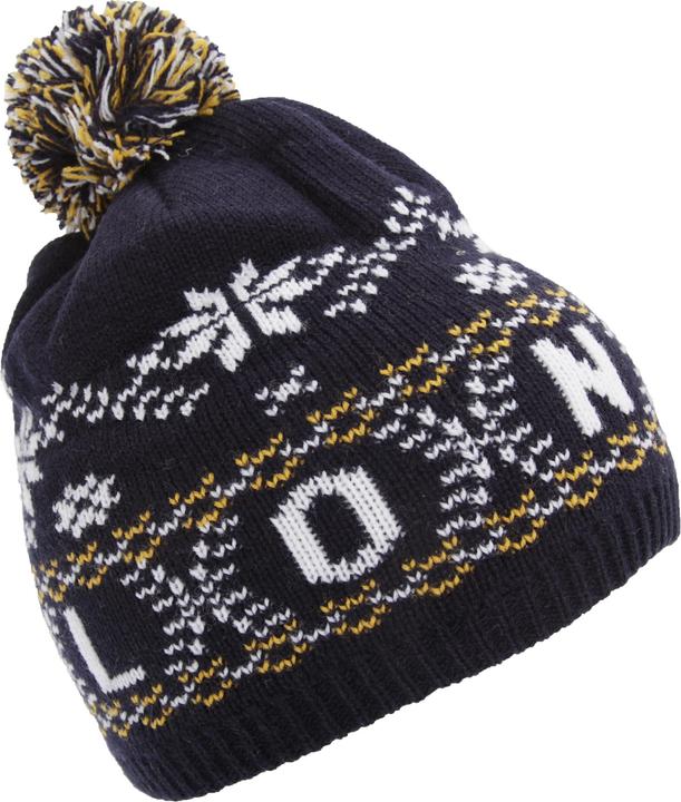 Actual product image Winter hat knitted bobble hat with bobble design Norwegian pattern (One size)