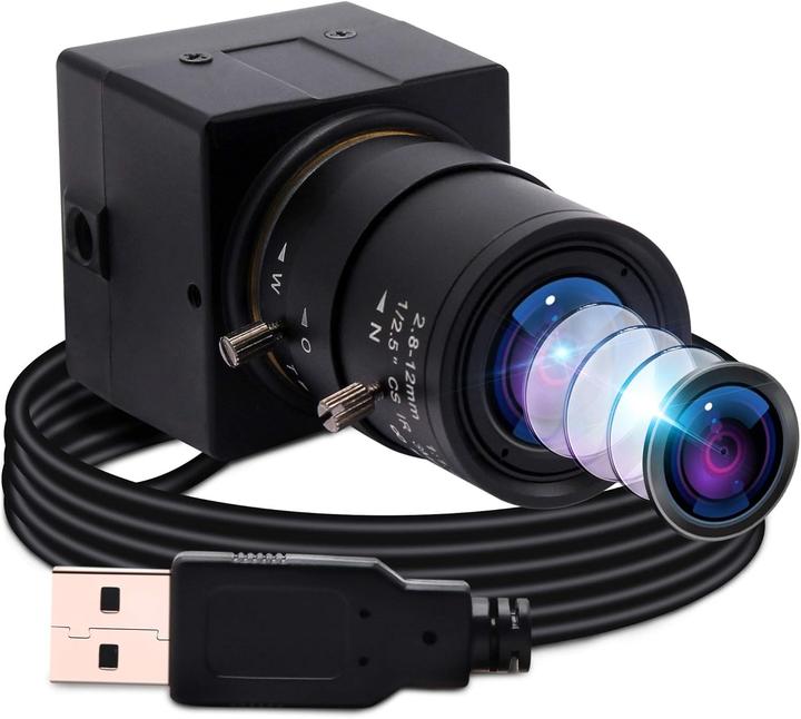 ELP 8MP Zoom-Webkamera mit variablem Fokus (8 Mpx)