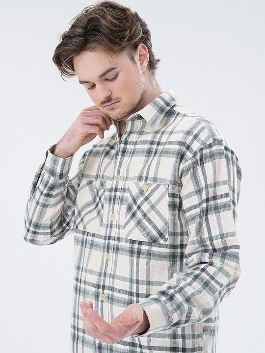 Image du produit Jack & Jones Karierte Overshirt (M)