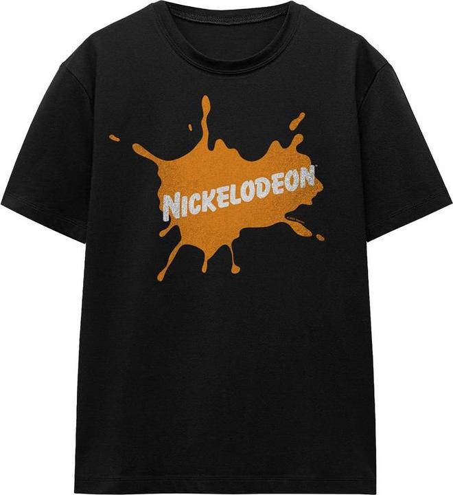 Actual product image Nickelodeon Unisex Adult Retro Burst Logo T-Shirt (XXL)