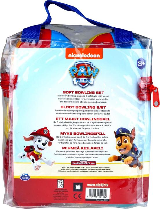 Productafbeelding Barbo Toys Paw Patrol Zachte Bowling Set