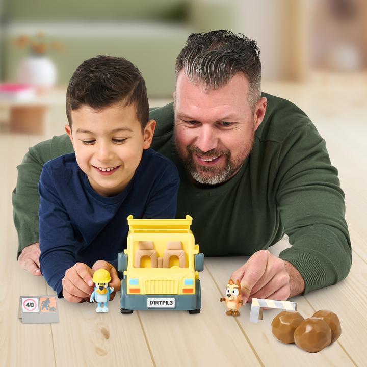 Produktbild Bluey Tipvogn med eksklusive og Bingo figurer