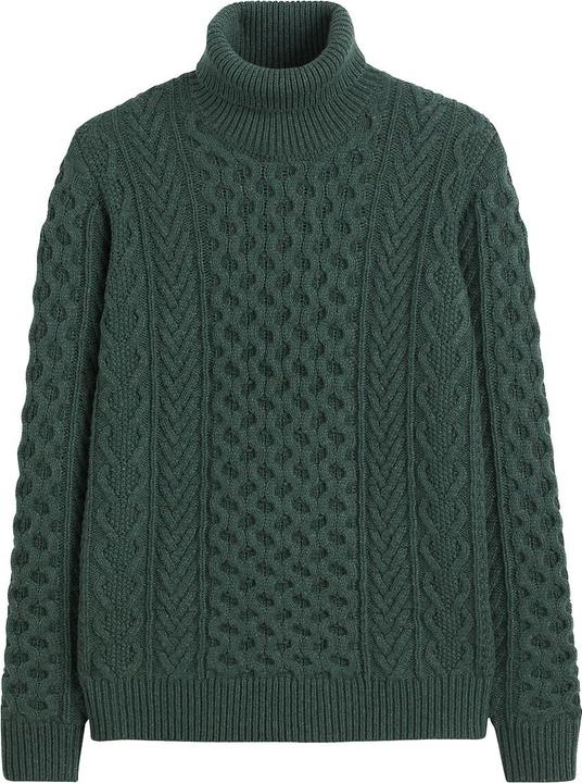 Produktbild La Redoute Collections Rollkragenpullover mit Zopfmuster (M)