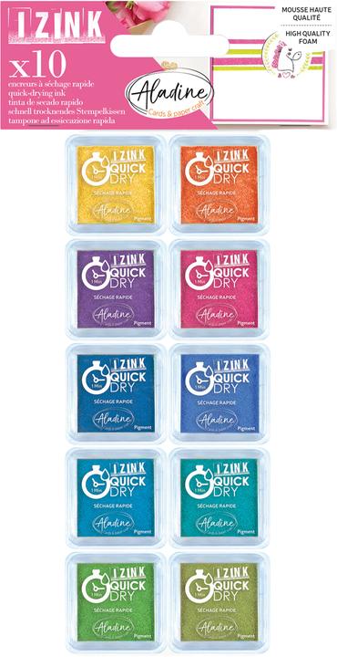 Produktbild I Am Creative Stempelkissen Quick dry bunt, 10er Set