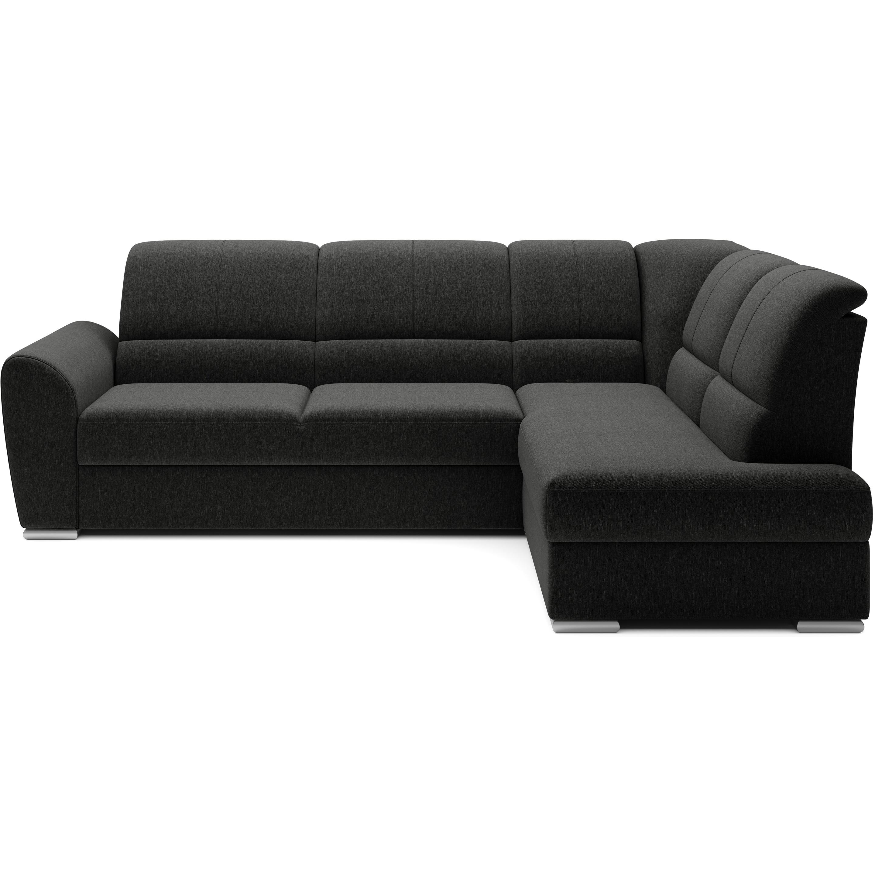 ELTAP, Sofa, Siber (Ecksofa, 3-Sitzer, Bettsofa)