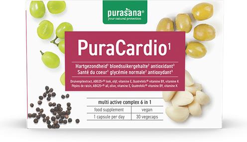 Produktbild Purasana PuraCARDIO 5 in 1 Vitamin Komplex Vegetarisch (Kapseln, 16.90 g)