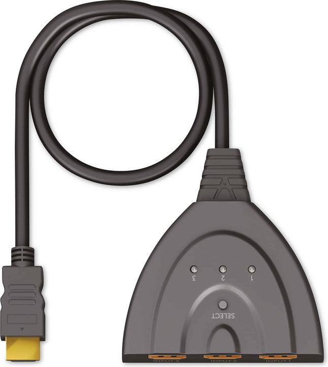 Actual product image Goobay HDMI Switch Box 3 to 1 4K @ 30 Hz