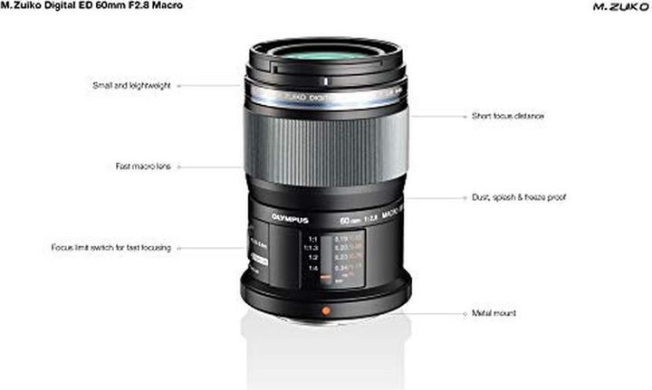 Produktbild OM System ED 60mm f/2.8 Macro (Micro Four Thirds, Micro Four Thirds)
