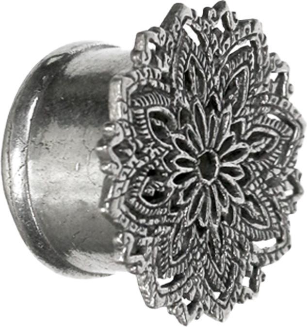 Image du produit Star Piercing Flesh Tunnel argent Margritli (Laiton)