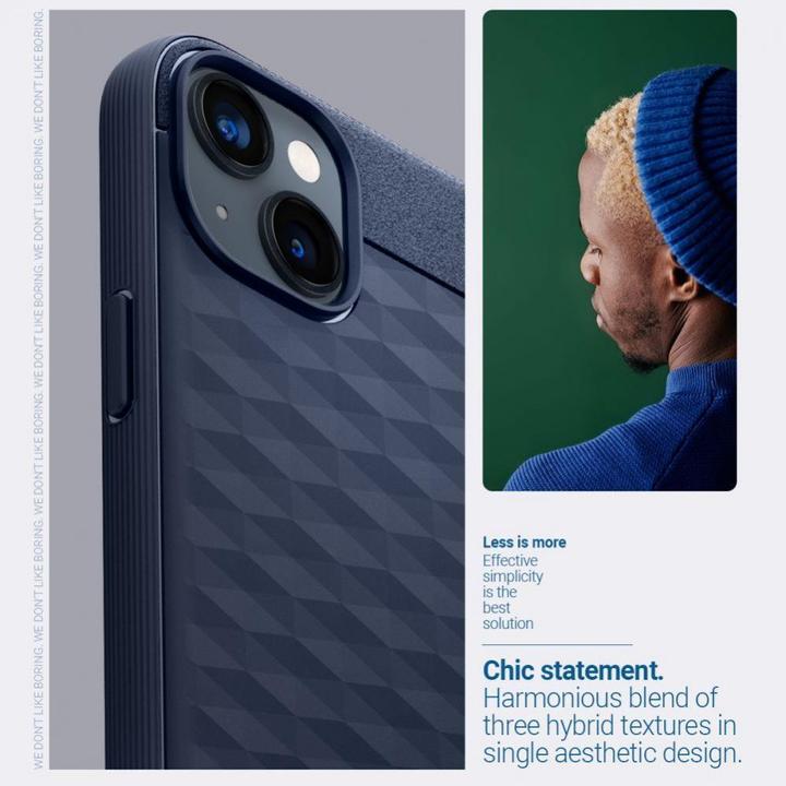 Actual product image Caseology Parallax Magsafe Case for Apple iPhone 14 Plus - midnight blue (Apple iPhone 14 Plus)