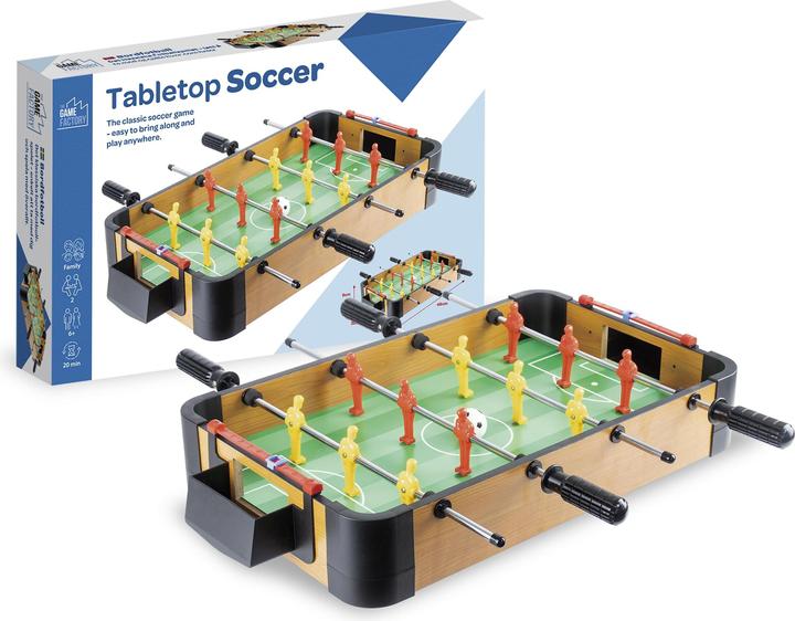 Actual product image Game Factory Amo Toys 207006 Table Football Foosball Table