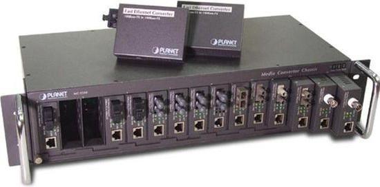 Produktbild Planet 15-slot 48,3cm19Zoll Medienkonverter Chassis mit redundanter Energie-Option