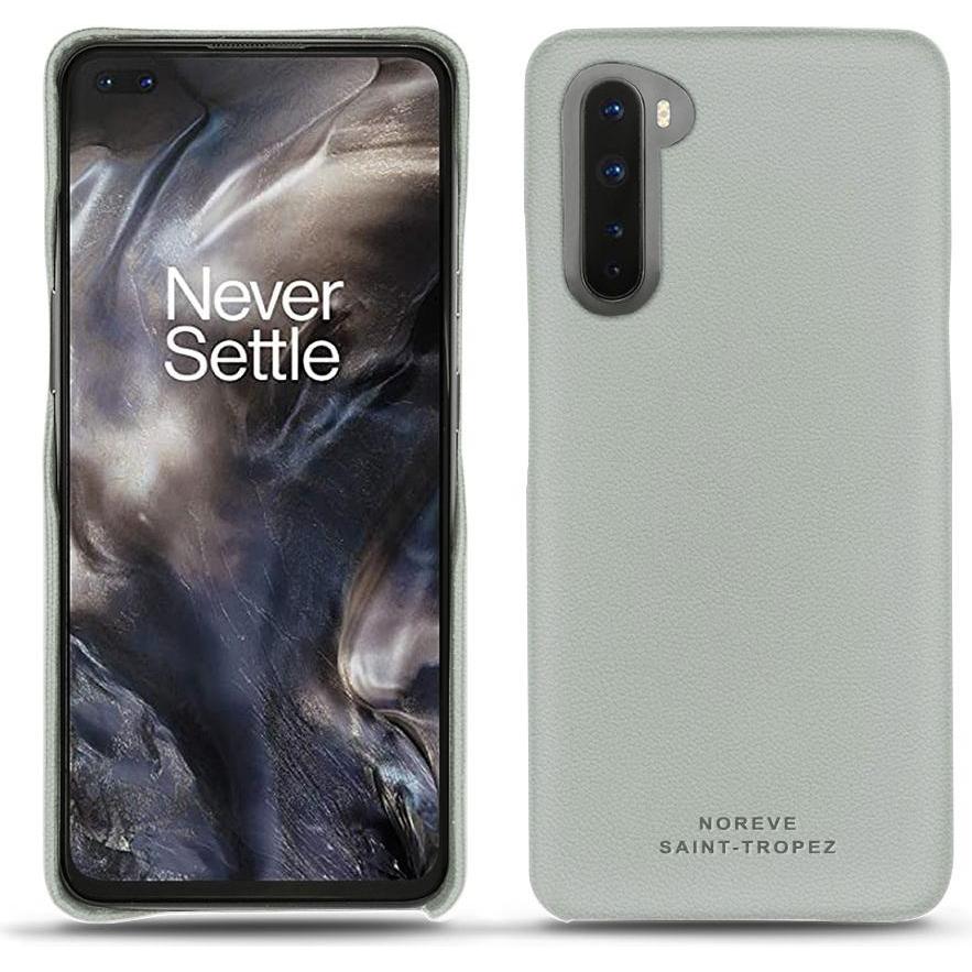 Noreve Lederschutzhülle (OnePlus Nord), Smartphone Hülle, Grau