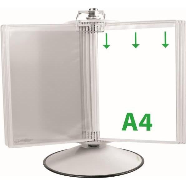 Thumbnail - Tarifold, Informationsschild, Sichttafelsystem 444502 DIN A4 weiss mit 50 St. Sichttafeln