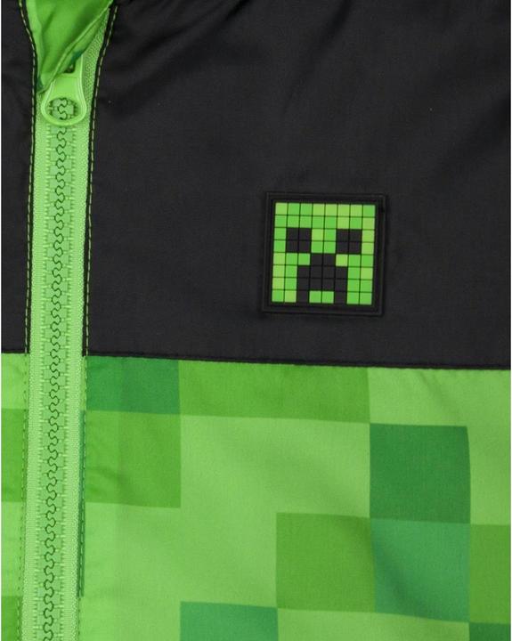 Produktbild Minecraft Jacke wasserfest mit Kapuze Jungen (164)