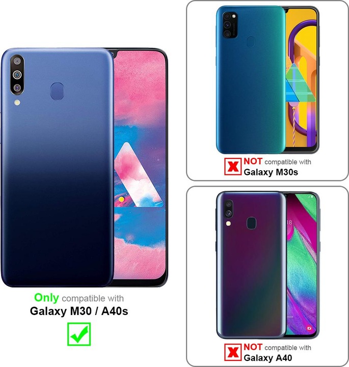 Produktbild Cadorabo Universale Schutzhülle Tasche mit Gürtelclip (Samsung Galaxy M30, Samsung Galaxy A40s)