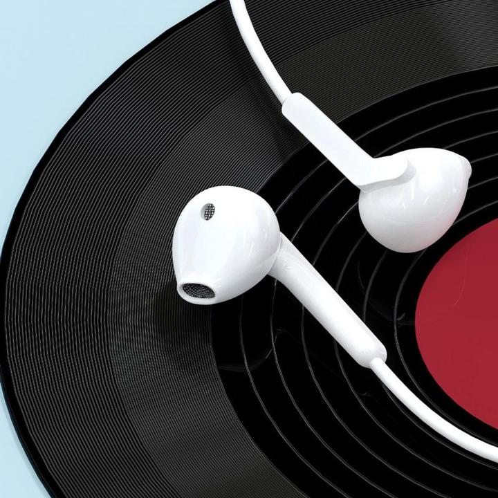 Actual product image Dudao X3+ Kabelgebundene USB-C In-Ear-Kopfhörer – Weiss (Cable)