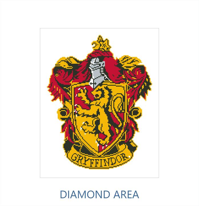 Actual product image Diamond Dotz Harry Potter- Gryffindor Crest