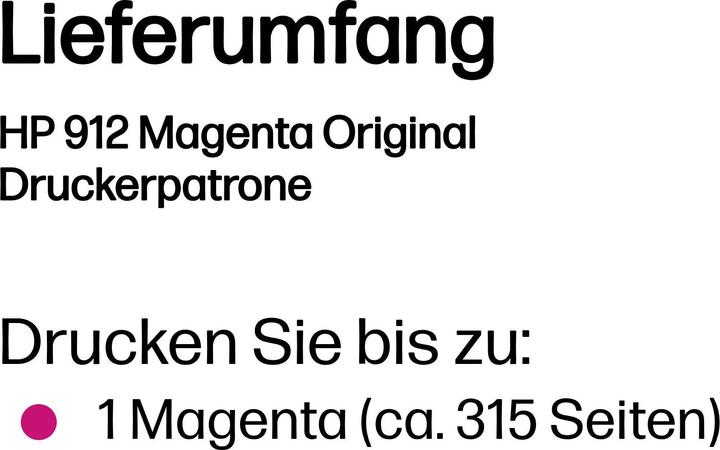 Image du produit HP 912 (M)