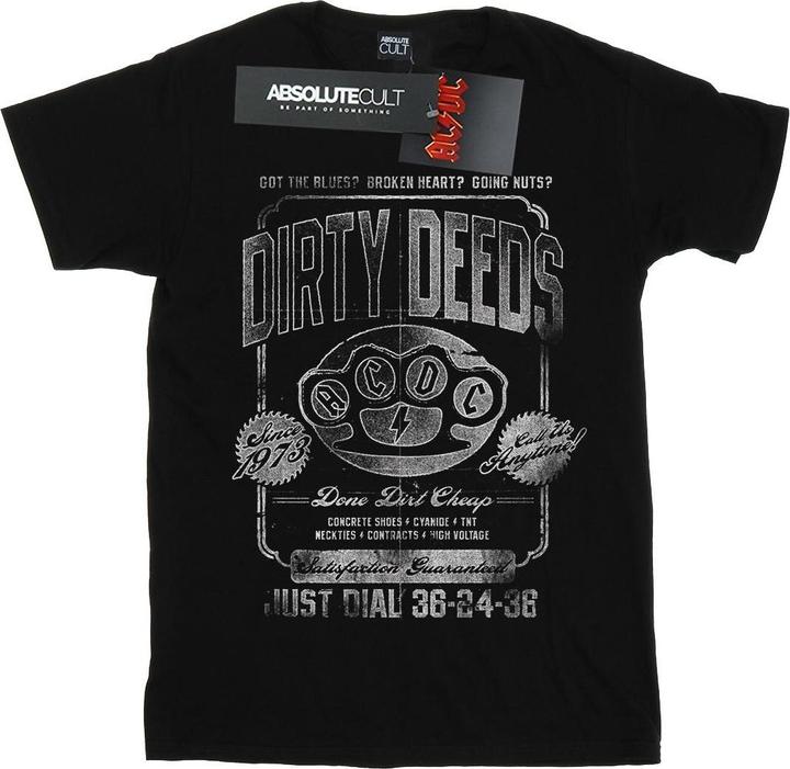 Produktbild AC/DC Just Dial Cotton Boyfriend TShirt (M)
