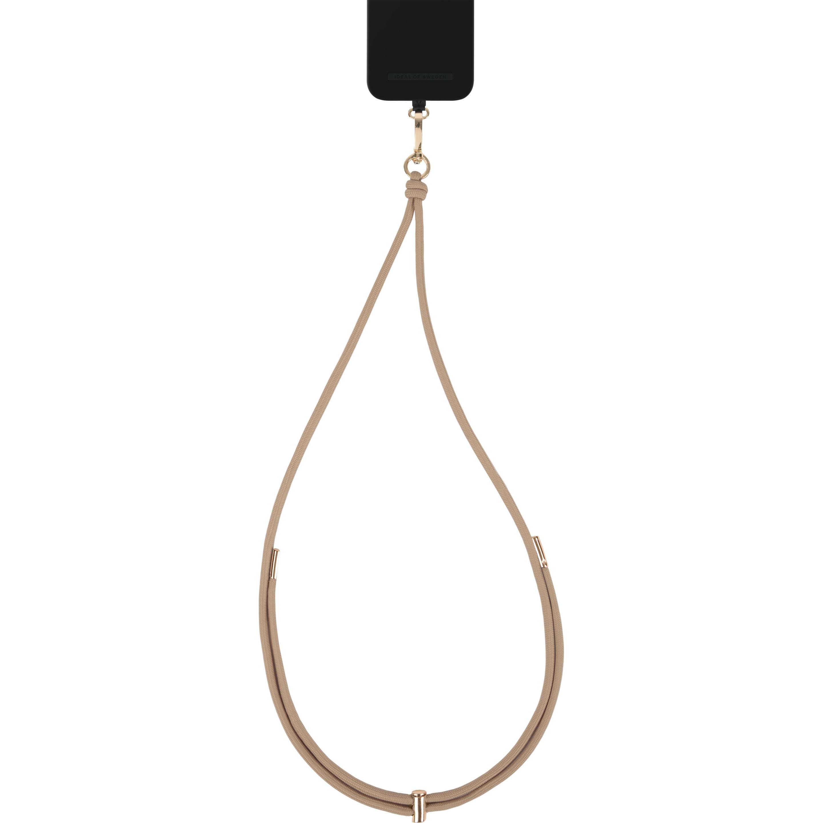 iDeal Of Sweden für alle Cases mit Ladeanschluss mittig Cord Phone Strap Beige, Smartphone Halterung, Beige