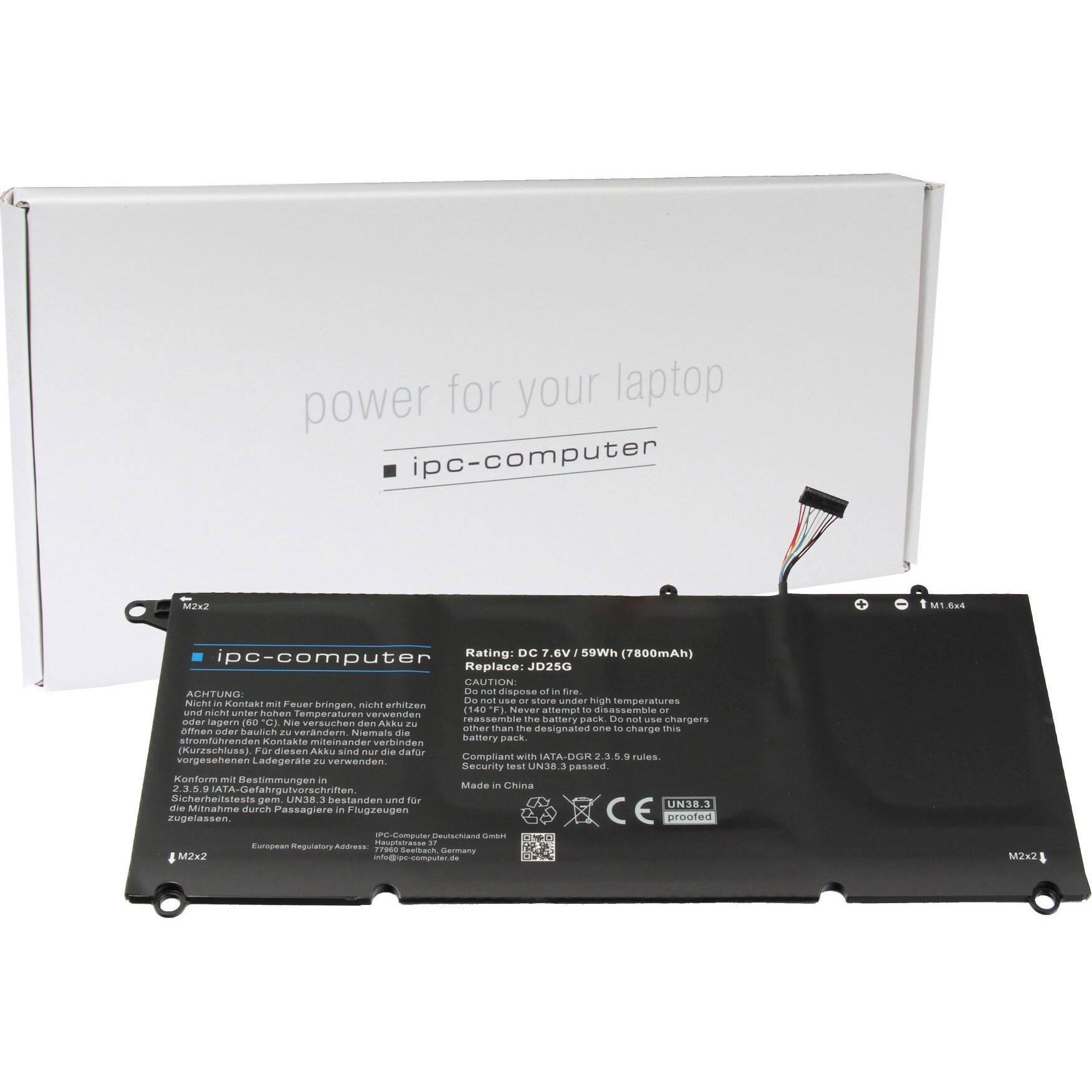 Thumbnail - IPC Jhxpy (4 Zellen, 7800 mAh), Notebook Akku