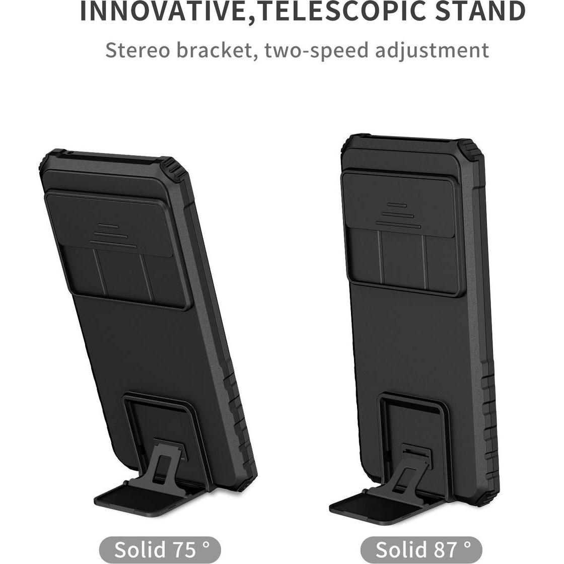 Thumbnail - König Design Hülle Handy Schutz für Google Pixel 8 Pro Case Cover Standfunktion Etuis Bumper (Google Pixel 8 Pro), Smart...