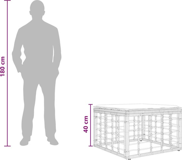 Produktbild vidaXL Outdoor-Sofa