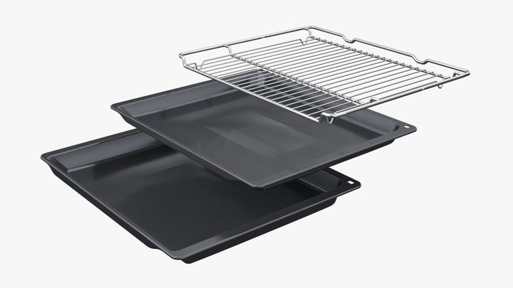 Energy Label Neff N 90, Built-in oven with added steam function, 60 x 60 cm, Stainless steel, B64VS31N0