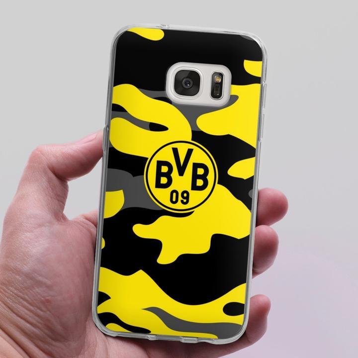 Produktbild DeinDesign Silikon Hülle für Samsung Galaxy S7 Handyhülle Case Smartphone Schutzhülle BVB Borussia Dortmund (Samsung Galaxy S7)