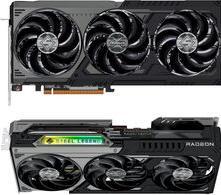 Actual product image AsRock Radeon RX 9070 XT Steel Legend Dark (16 GB)