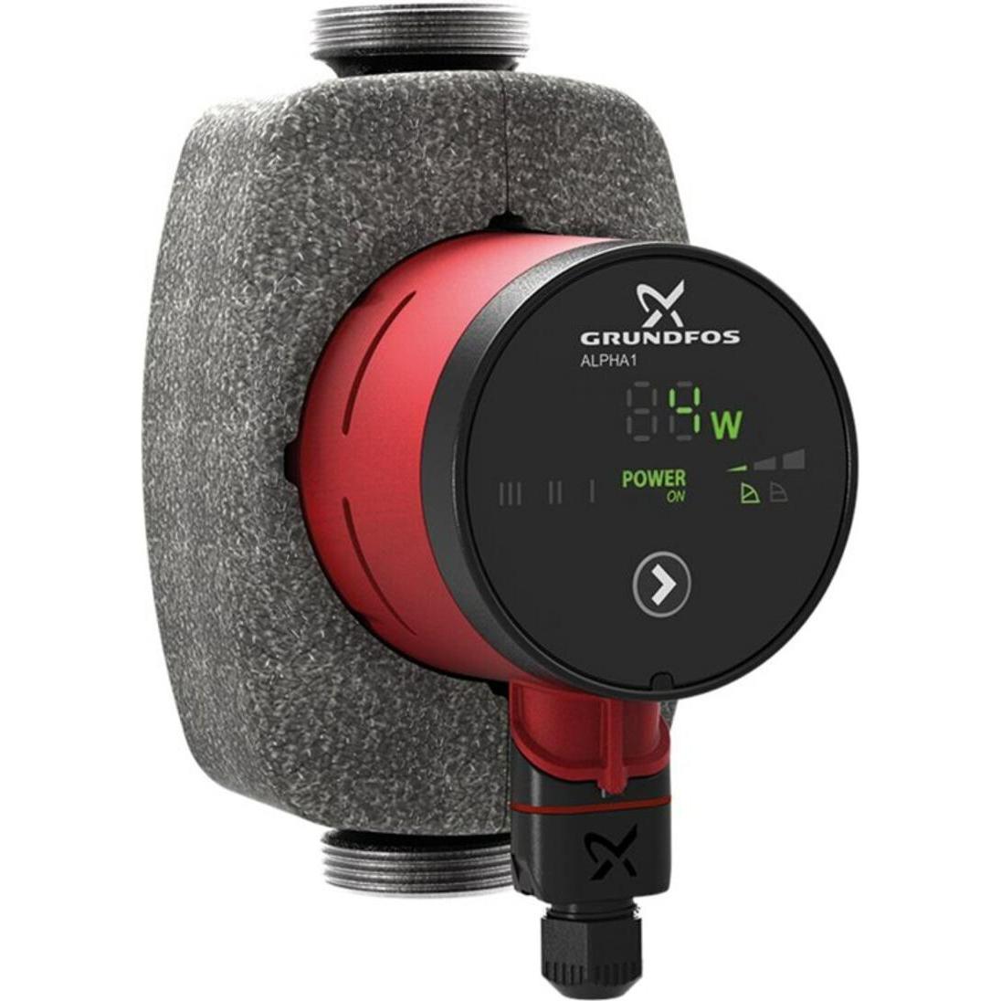 Grundfos, Pompa da giardino, Pompa di circolazione per riscaldamento Alpha 1, varie versioni (versione: 180 mm. Tipo 25 - 40 N.