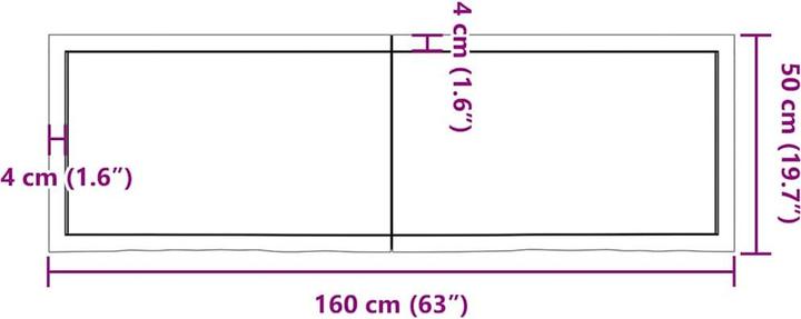 Immagine prodotto vidaXL Saba (160 x 50 x 6 cm)
