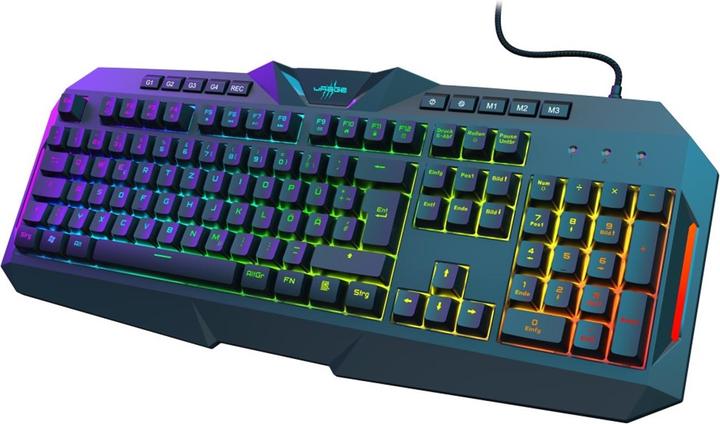 Produktbild Urage Gaming-Tastatur Exodus 700 Semi-Mechanical, Schwarz (DE, Kabelgebunden)