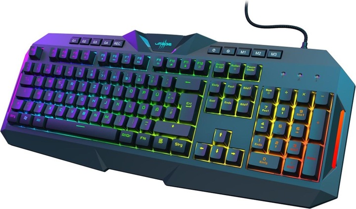 Actual product image Urage Gaming Keyboard Exodus 700 Semi-Mechanical, Black (DE, Cable)