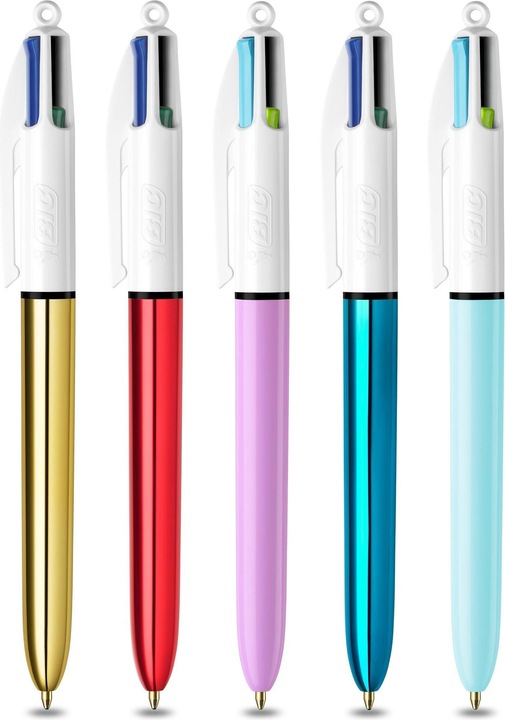 Actual product image Bic Ballpoint pen My Colors Box 1 mm, Multicolor, 5 pieces (Multicoloured, 5 x)
