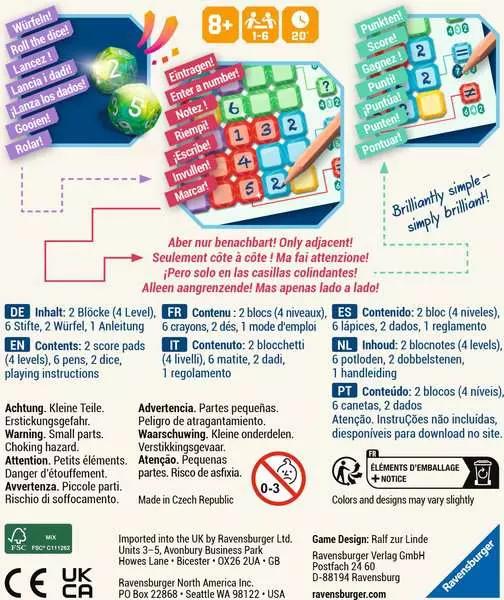 Image du produit Ravensburger 23491 - Brilliant - Jeu pour les amateurs de dés à partir de 8 ans - jeu de société adapté (Allemand, Anglais, Espagnol, Français, Italien, Néerlandais, Portugais, 1 - 6 Joueur)