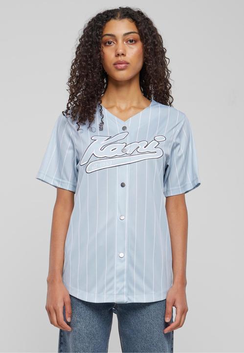 Produktbild Karl Kani KW233-035-2 KK Varsity Pinstripe Baseball Shirt (L)